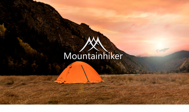 Cheap Goat Tents Mountainhiker New Outdoor Camping Pyramid Large Tent Cotton 5 8 People Breathable Waterproof 3000mm Windproof Four season Tents   